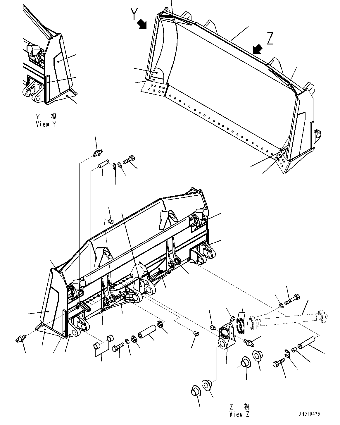 Щётка стеклоочистителя 195-71-77420 KOMATSU