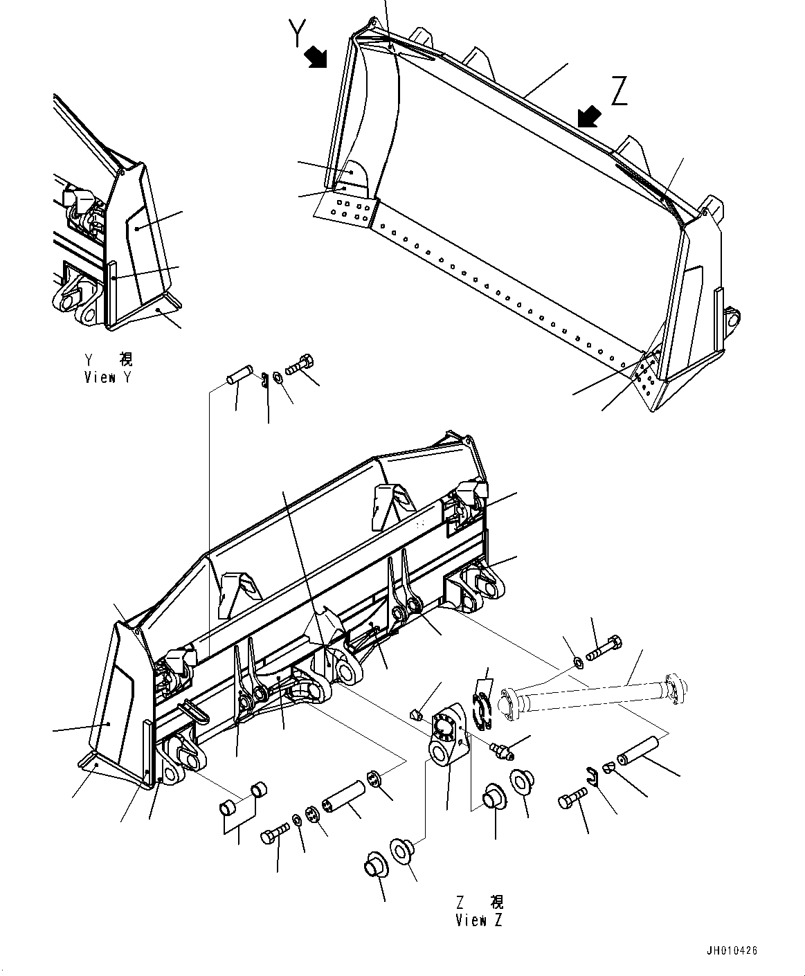 Щётка стеклоочистителя 195-71-77111 KOMATSU