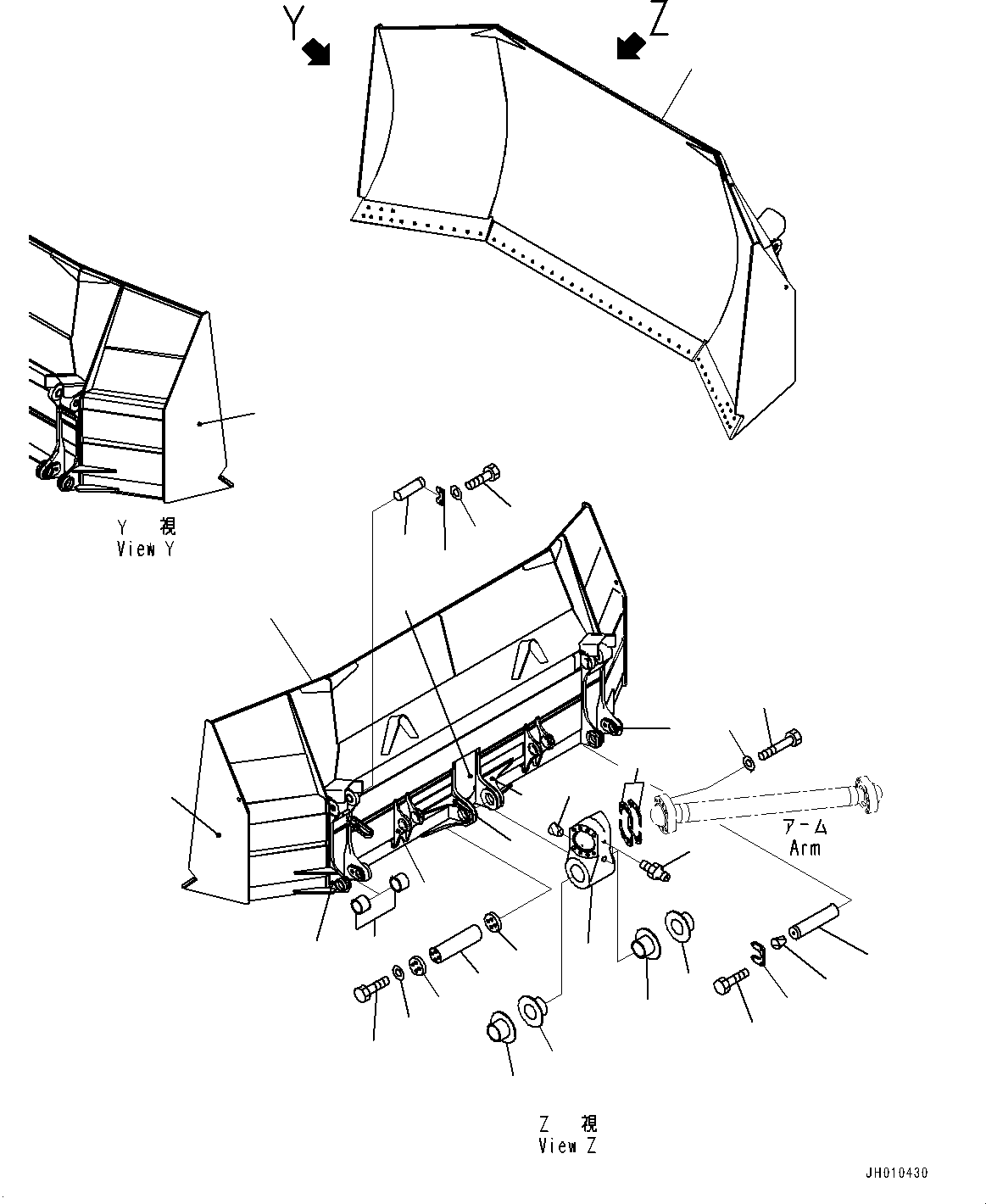 Щётка стеклоочистителя 195-73-71210 KOMATSU