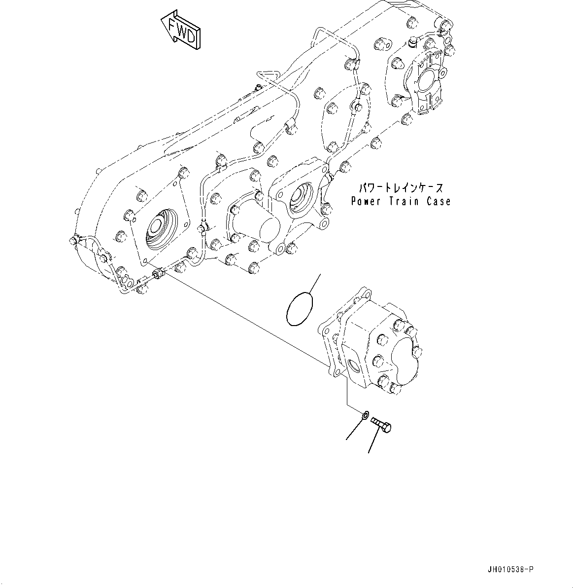 Уплотнительное кольцо круглого сечения 07000-43095 KOMATSU