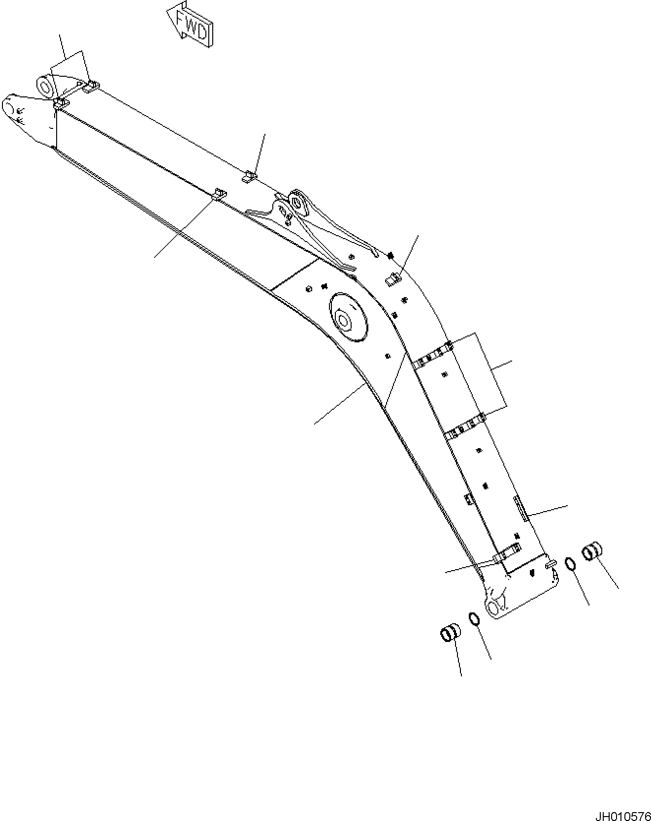 BOOM, ASSEMBLY 21K-70-00320 KOMATSU