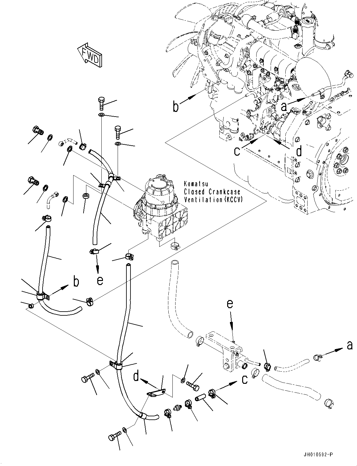 Шланг 21K-01-41531 KOMATSU