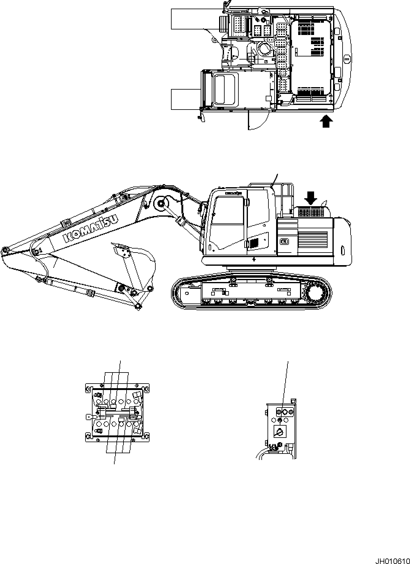 Пластина 09664-61E01 KOMATSU