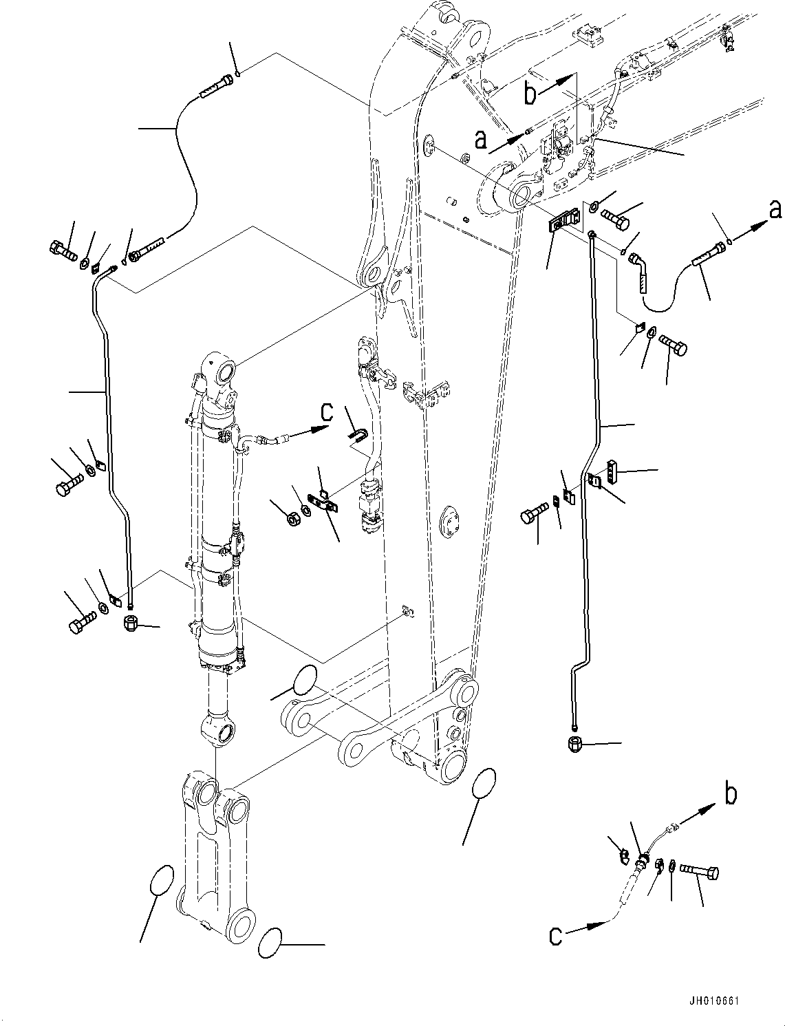 Wiring Harness(Boom,Wiring Harness,2-Additional Actuator Piping, Accumulator) (2A5-06-21260) KOMATSU
