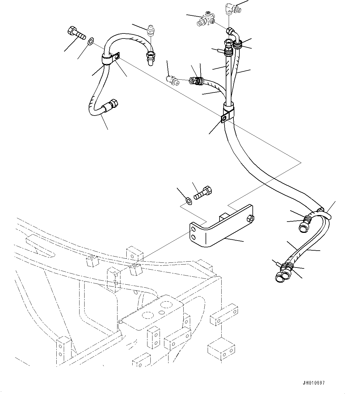 Шланг 02775-103A7 KOMATSU