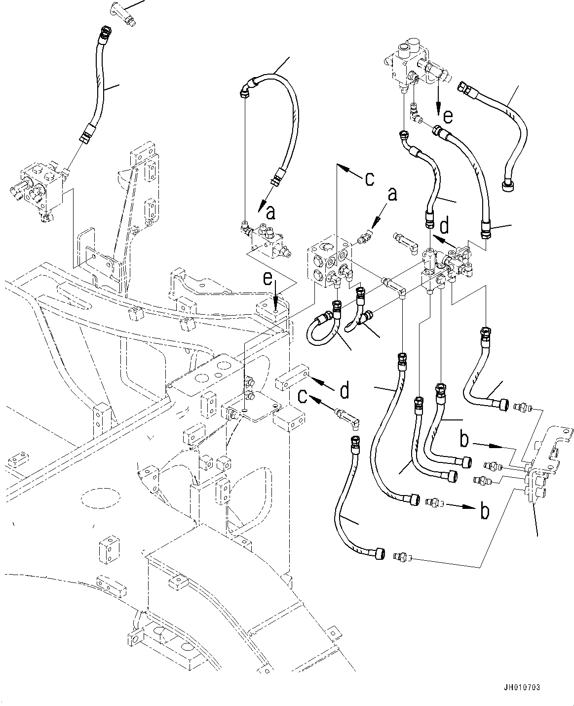 Шланг 02774-102A3 KOMATSU