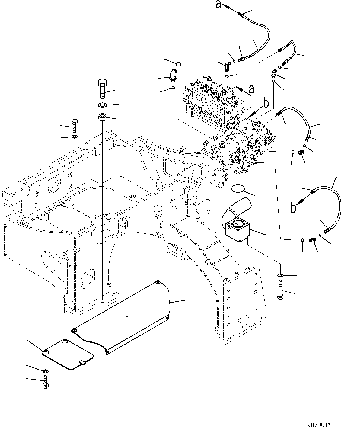 Шланг с торцевым уплотнением 02777-102A7 KOMATSU