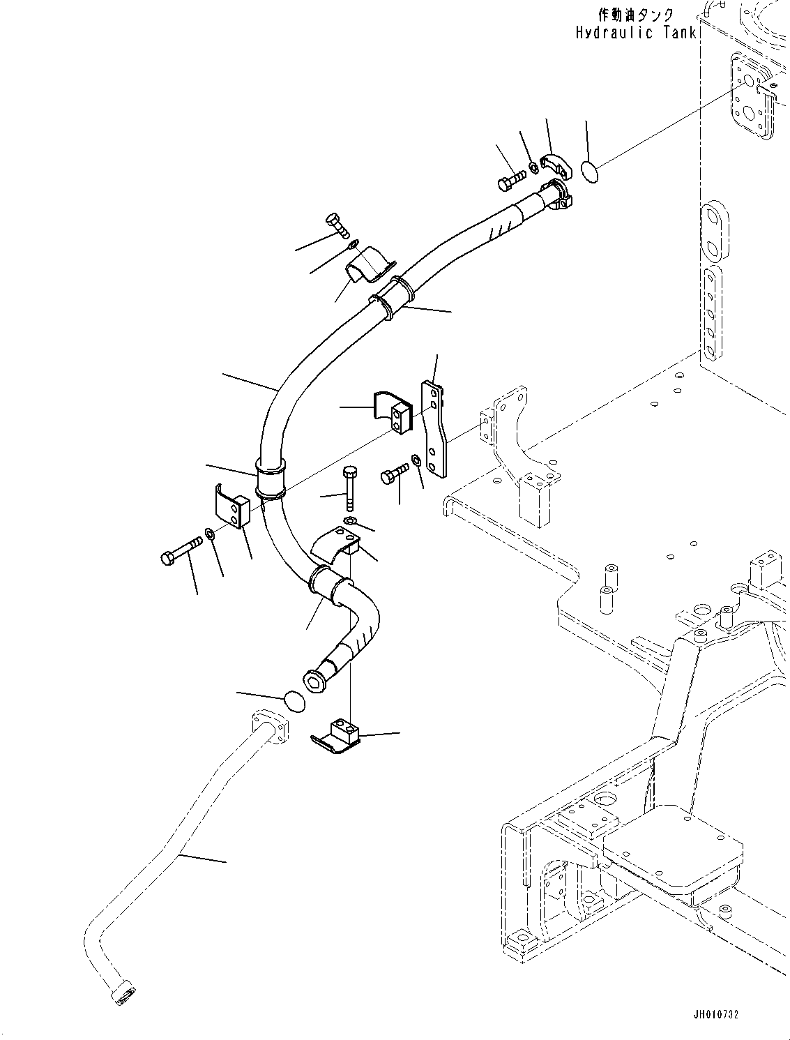 Шланг 07277-11218 KOMATSU