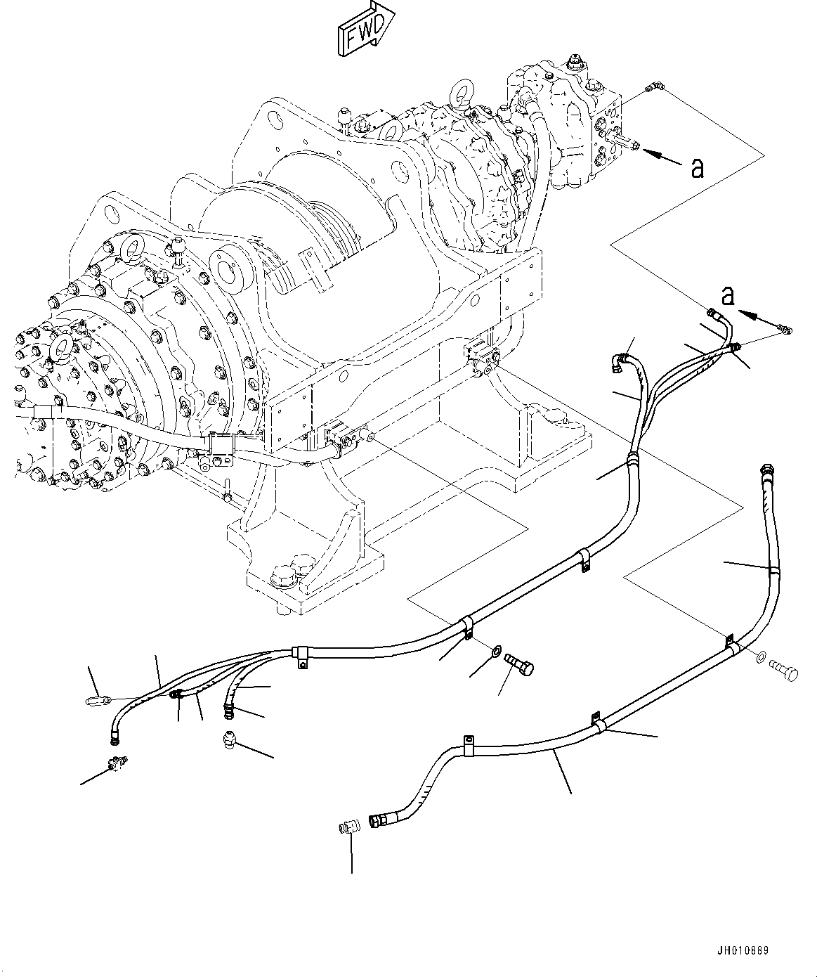 Шланг 02775-10323 KOMATSU