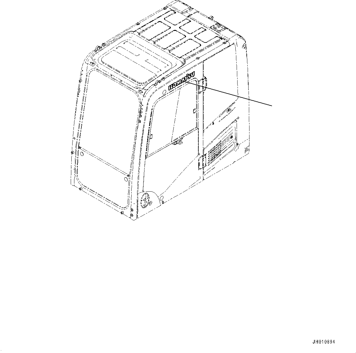 Cab Assembly, Vandalism Protection,For Quarry 21M-53-00611 KOMATSU
