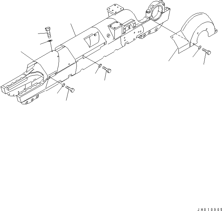 Крышка в сборе 196-30-17101 KOMATSU
