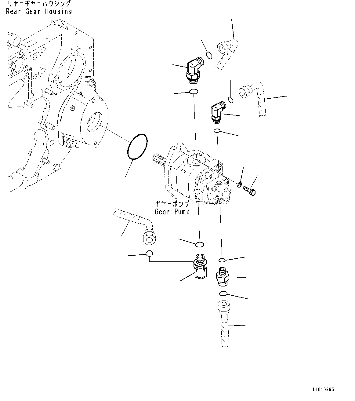Hose Assembly(Engine Related Parts,Motor-generator Piping) (205-62-42111) KOMATSU