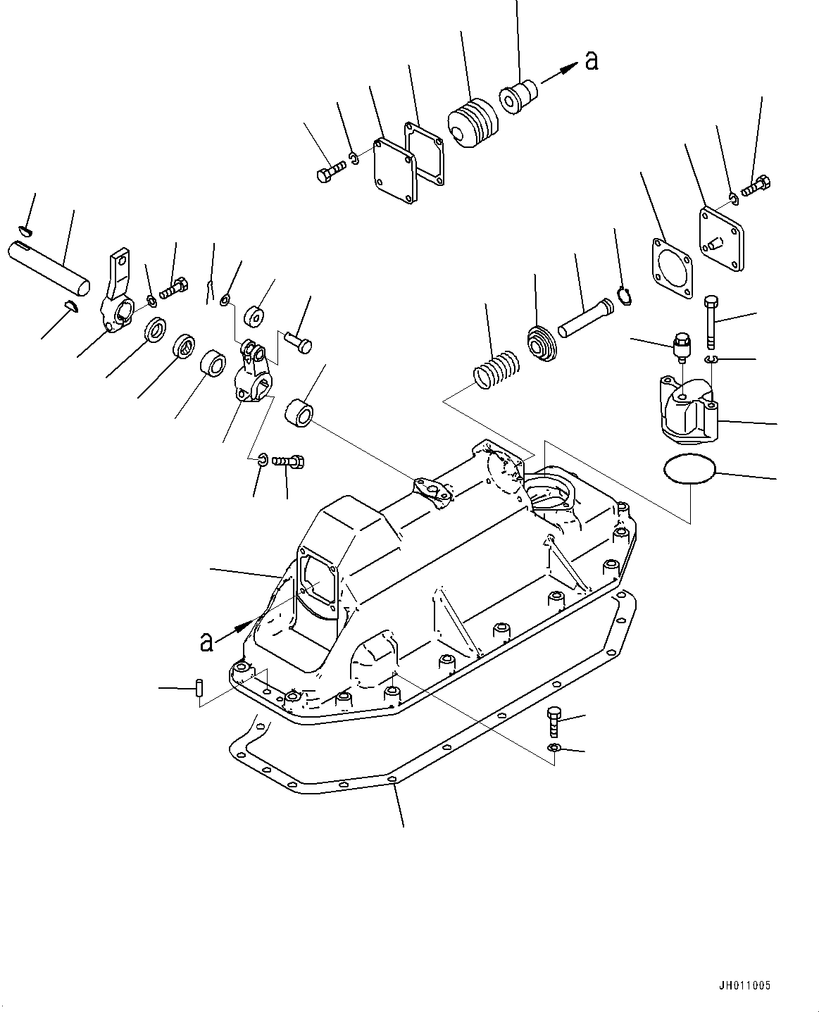 GASKET,R.H. 170-33-13481 KOMATSU