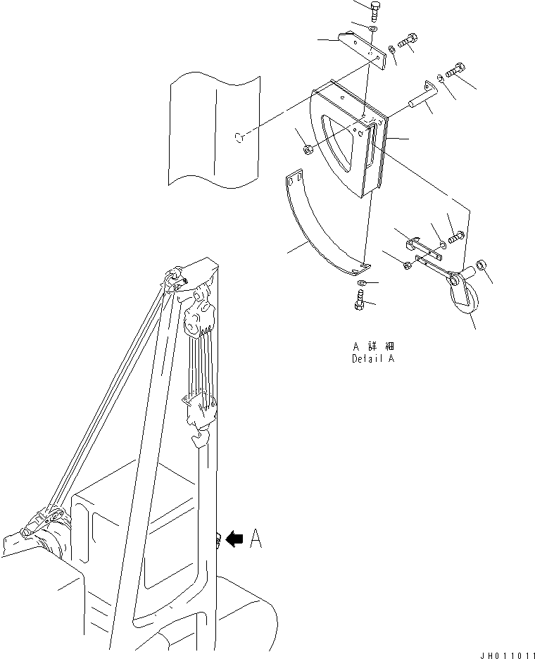 INDICATOR,(FOR 7.3M BOOM) 196-70-16251 KOMATSU