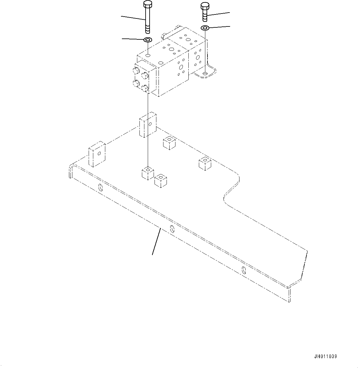 Cover(Pipelayer Frame,Boom Motor Piping) (196-71-51133) KOMATSU