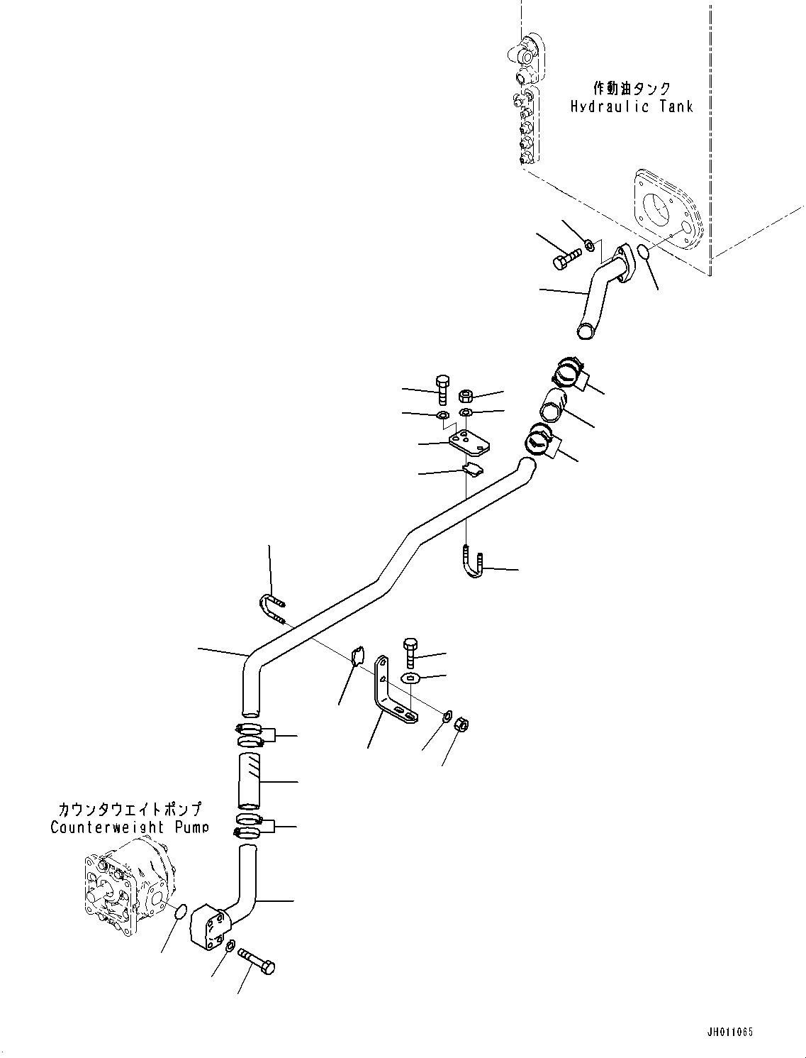 Шланг 07260-34114 KOMATSU
