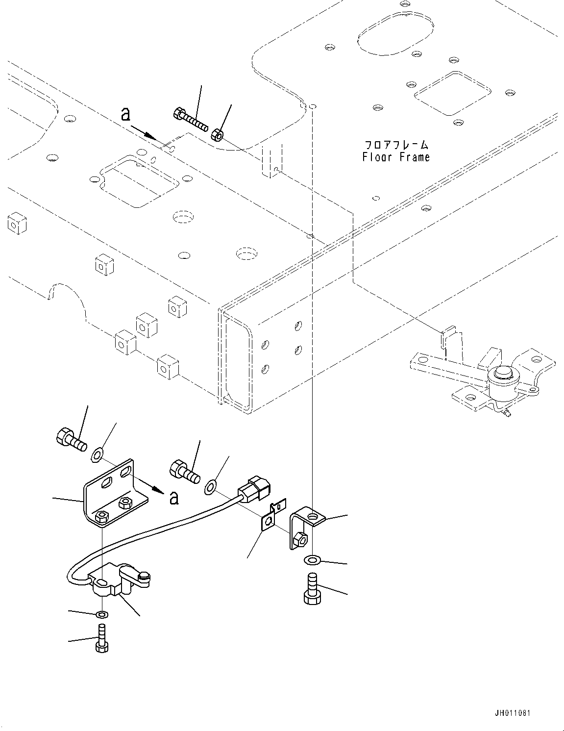 Выключатель 08076-70400 KOMATSU