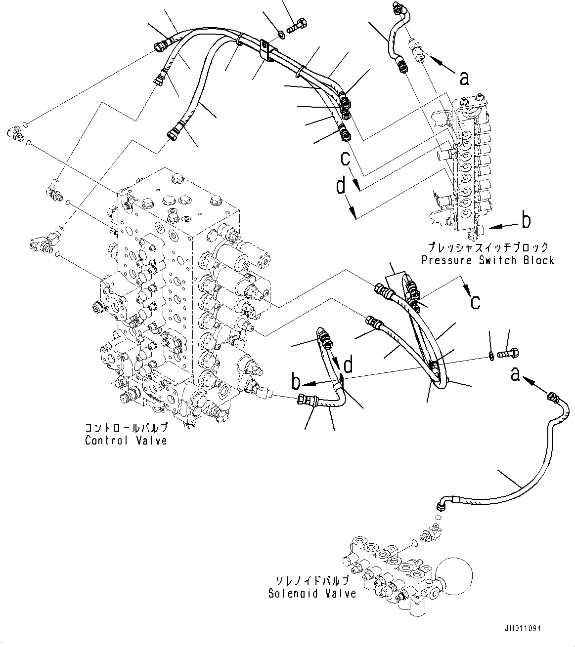 Шланг 02740-003A8 KOMATSU