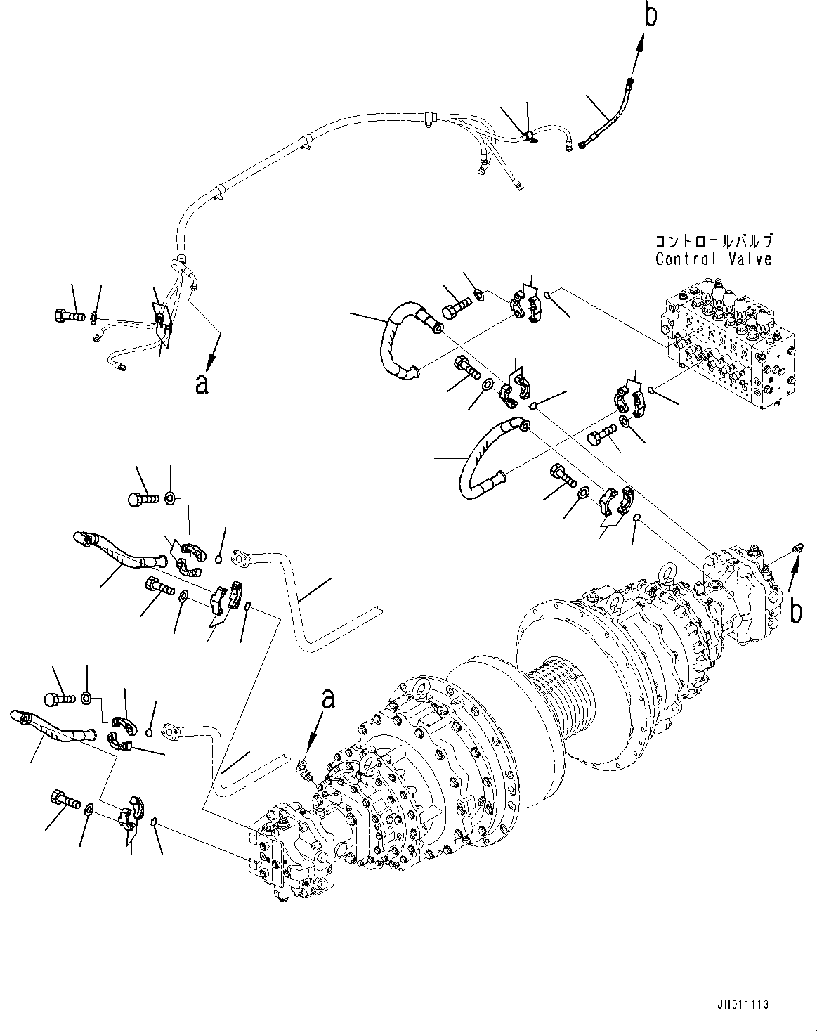 Шланг фланцевого типа 07084-110A5 KOMATSU