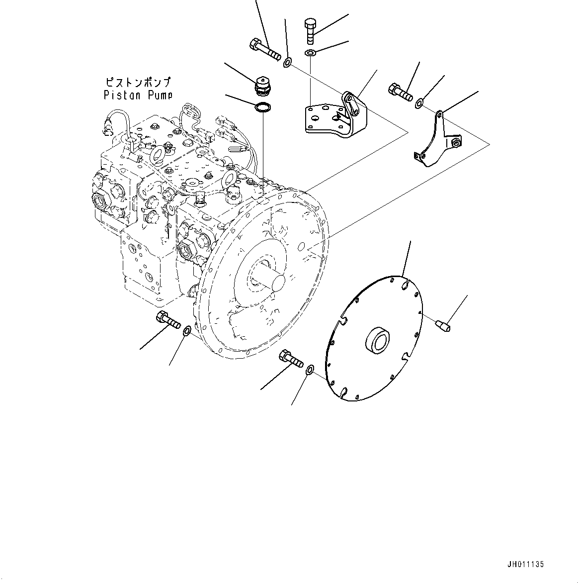 Кронштейн 22U-01-41191 KOMATSU
