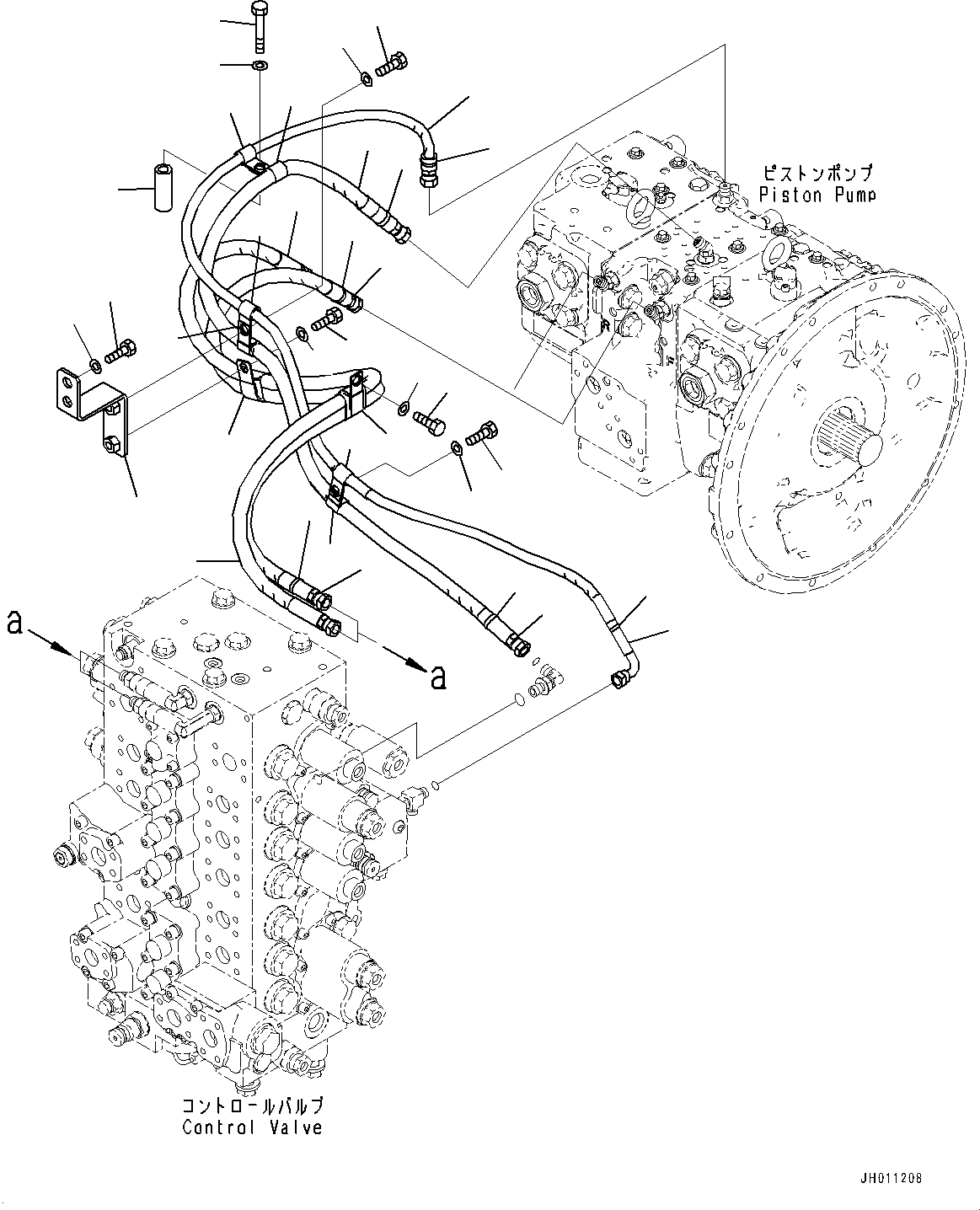 Шланг 205-62-22271 KOMATSU
