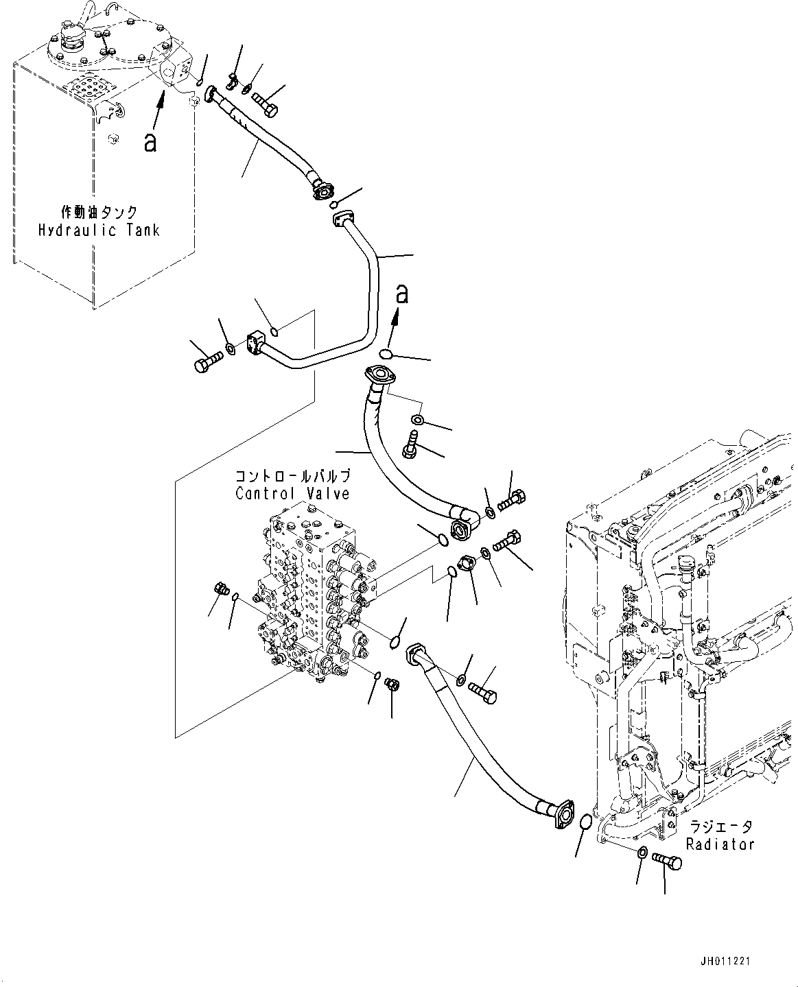 Шланг 07277-010A6 KOMATSU