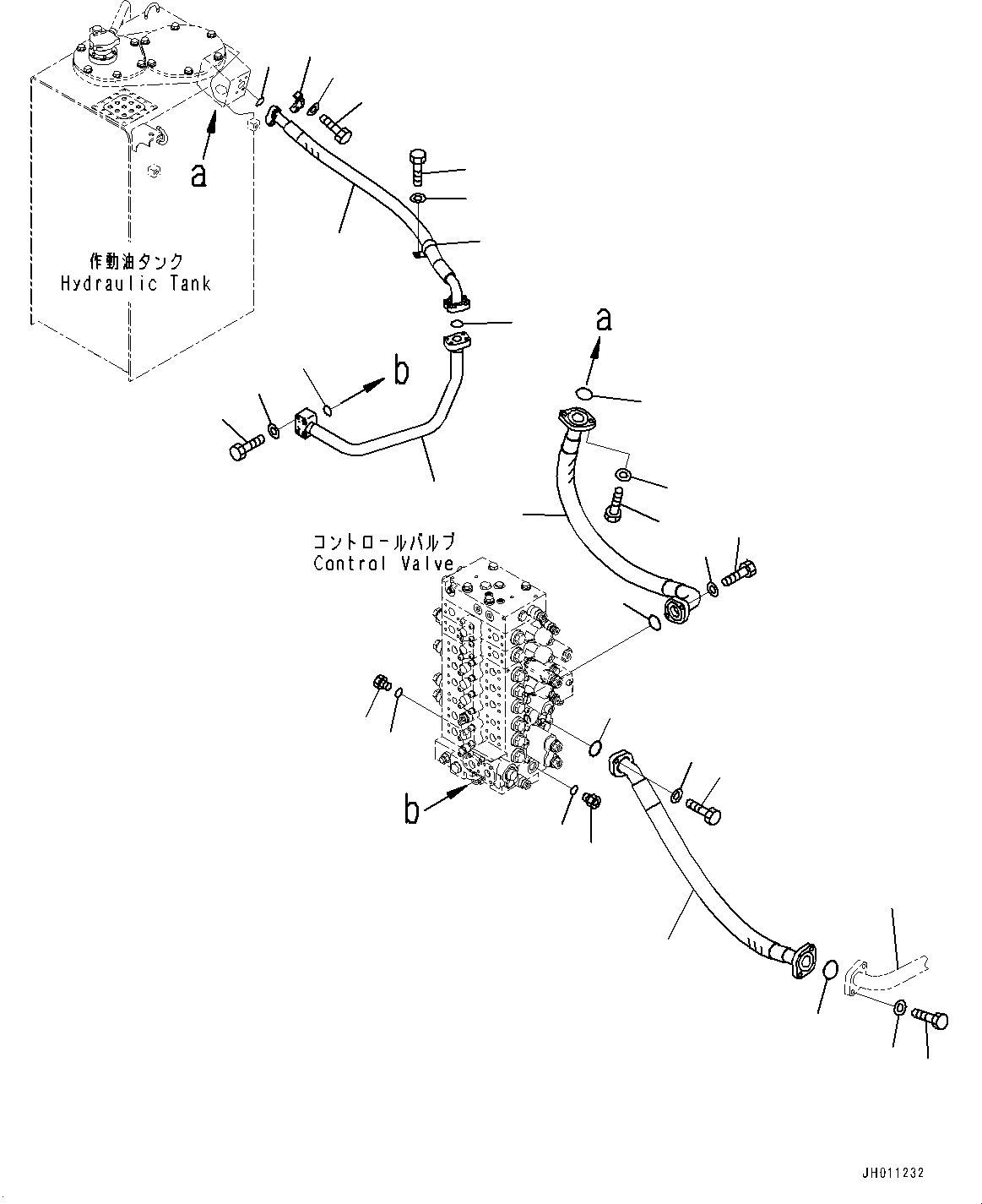 Шланг 07279-010A9 KOMATSU
