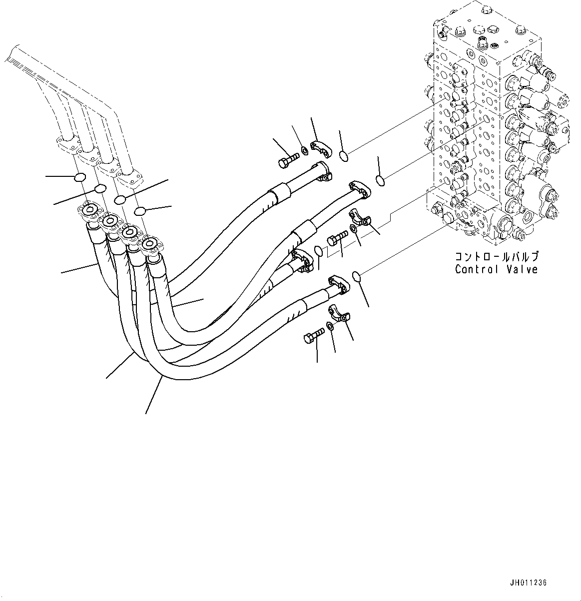 Шланг 205-62-24580 KOMATSU