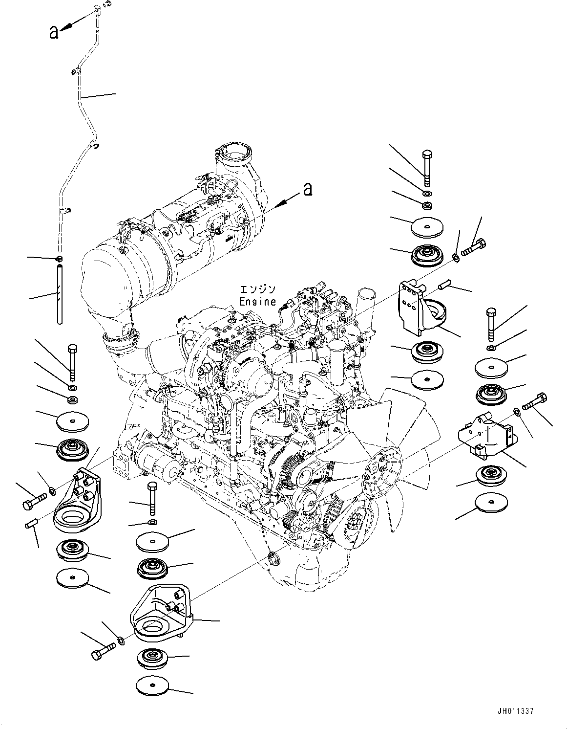 Кронштейн 22U-01-41141 KOMATSU
