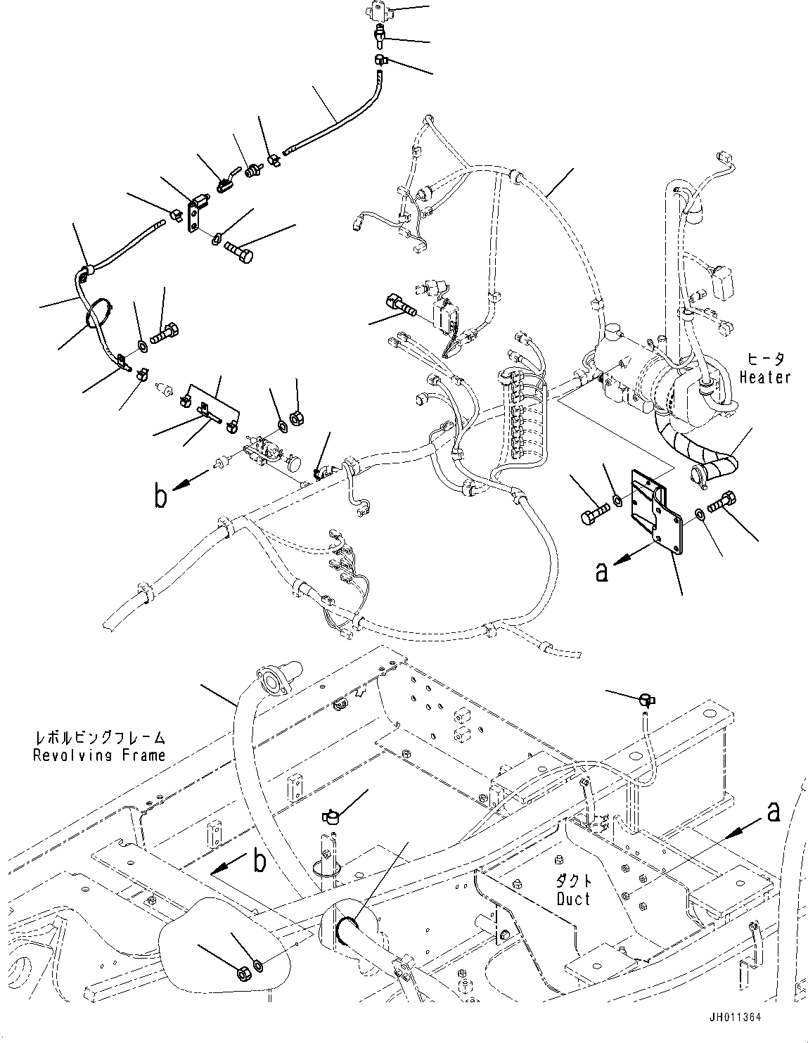 Hose(Oil Cooler Piping) (206-62-21171) KOMATSU