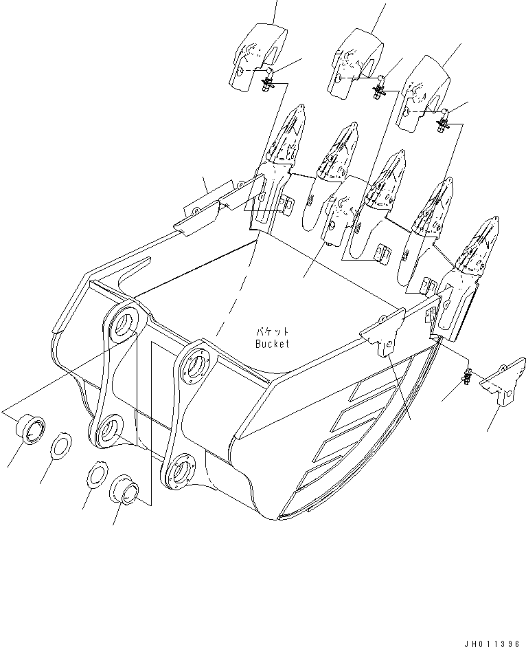 Bolt Assembly HL-SFA34J4 KOMATSU
