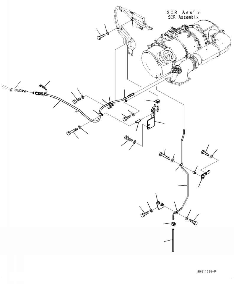 Шланг 208-01-22962 KOMATSU