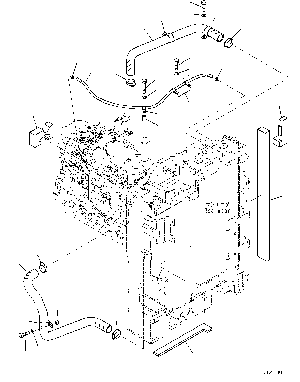 Шланг 22U-03-41561 KOMATSU