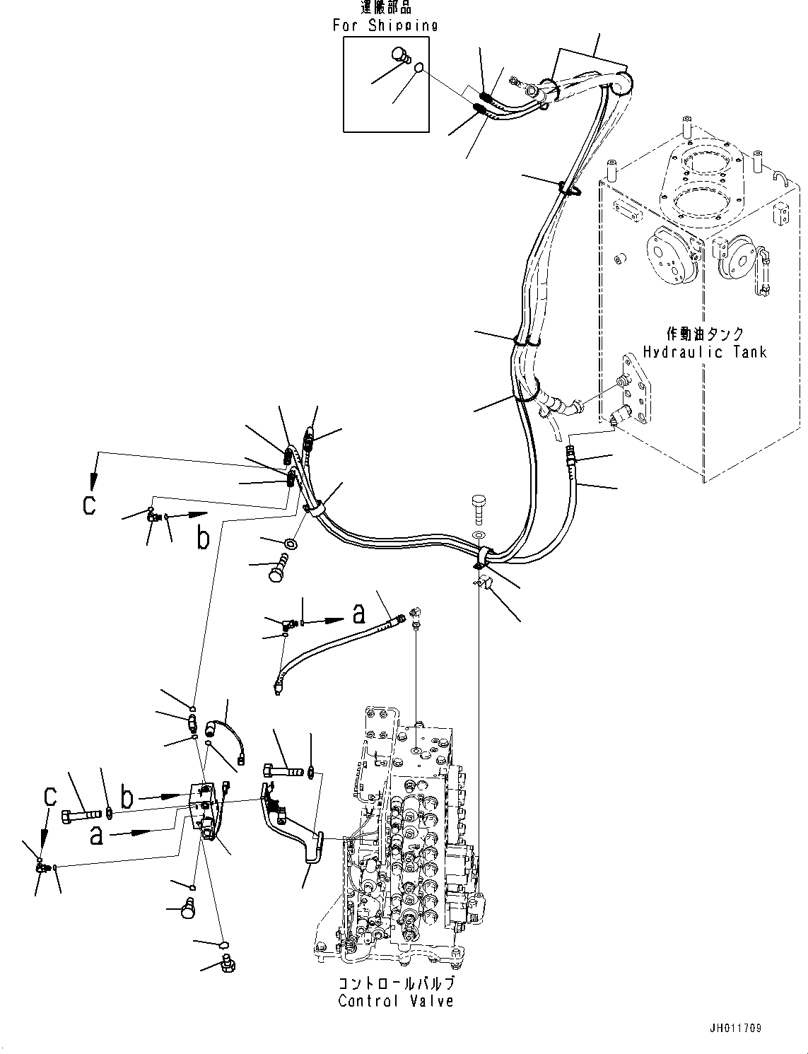 Шланг с торцевым уплотнением 02777-00240 KOMATSU