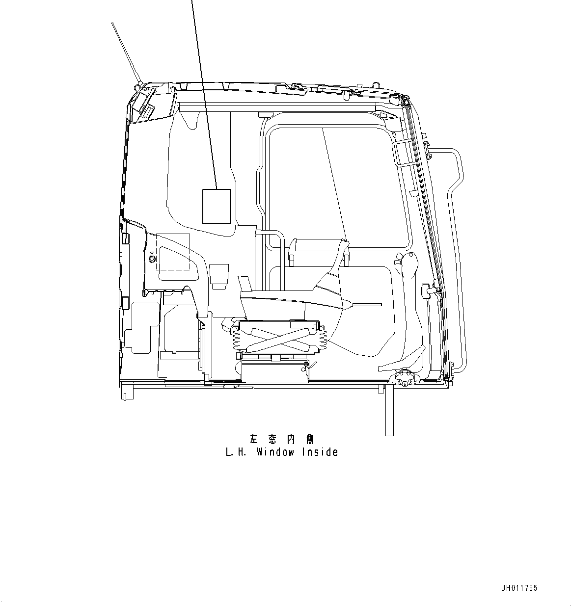 Plate, (LC) 2A6-00-11240 KOMATSU