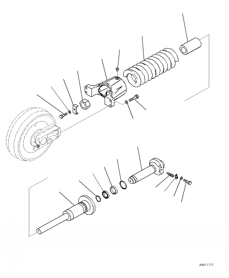 Cushion Assembly 208-30-01010 KOMATSU