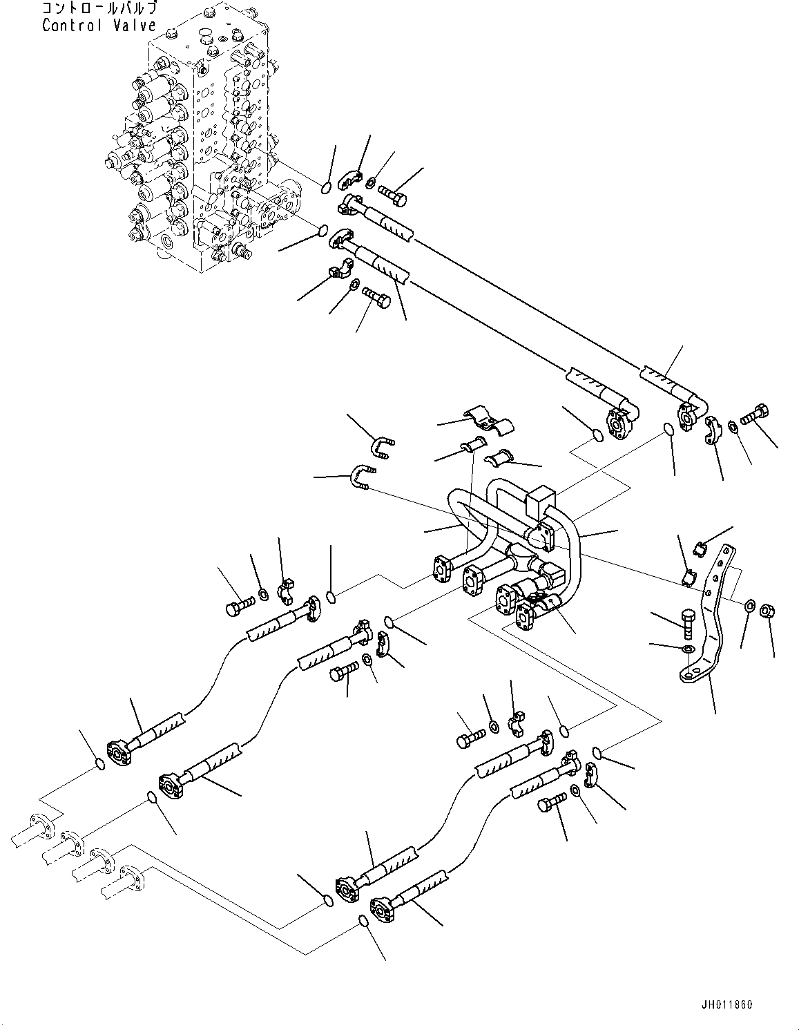 Шланг 22U-62-43380 KOMATSU