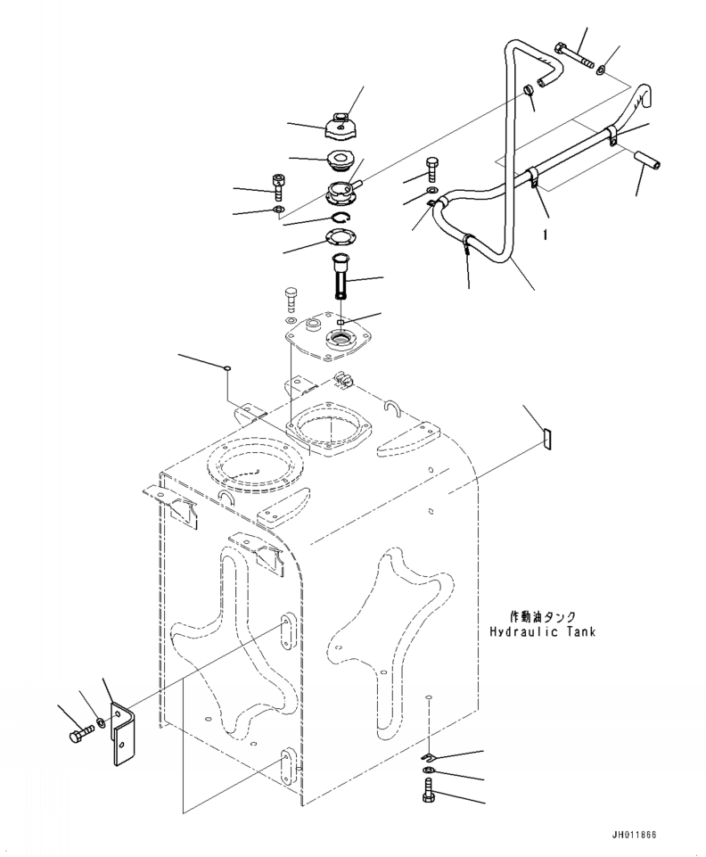 Breather, Cap 208-60-41222 KOMATSU