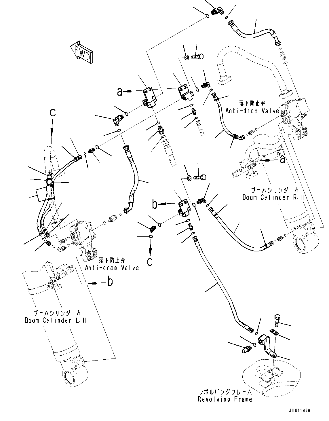 Шланг 22U-62-42940 KOMATSU