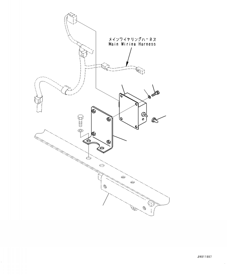 Frame(Machine Cab Frame) (208-54-23131) KOMATSU