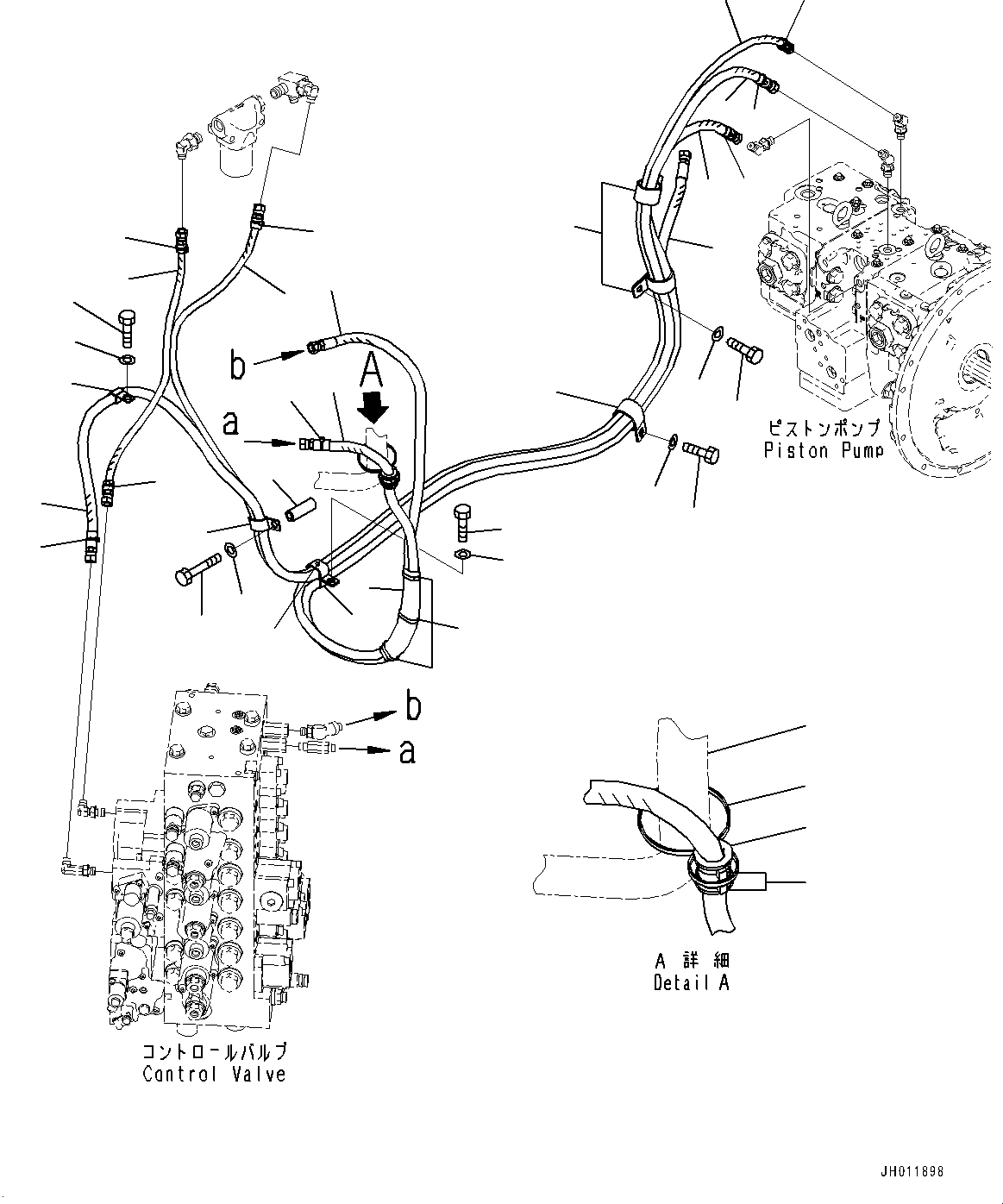 Шланг 22U-62-K1920 KOMATSU