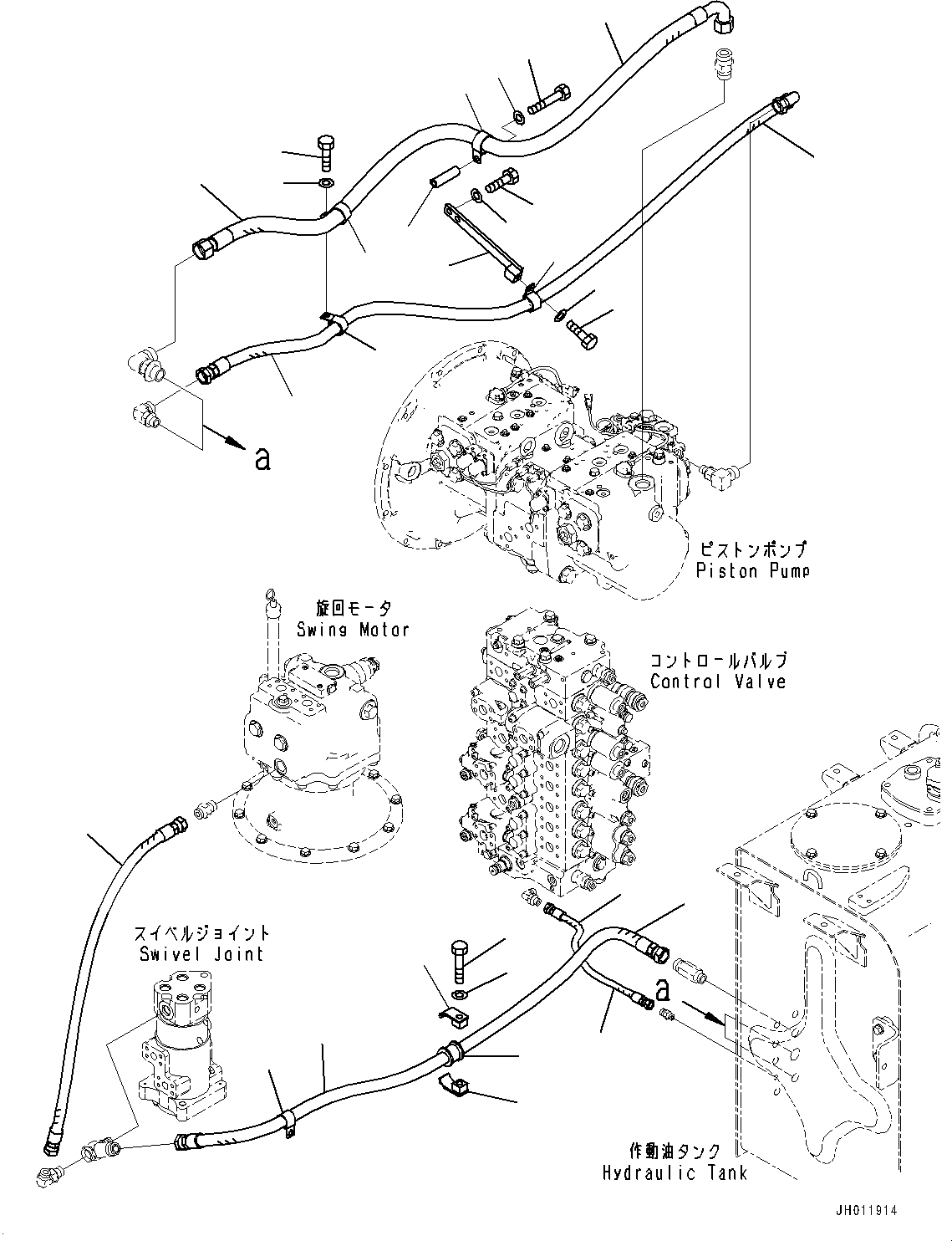 Шланг 208-62-21282 KOMATSU