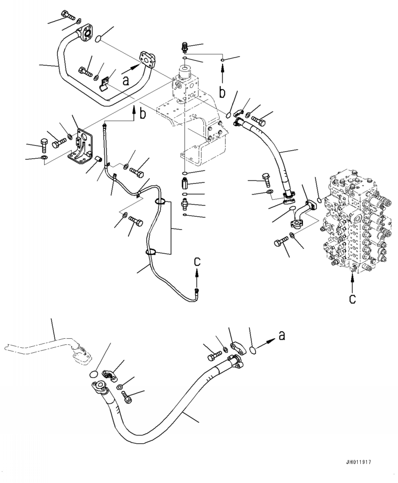 Трубка 208-62-42971 KOMATSU