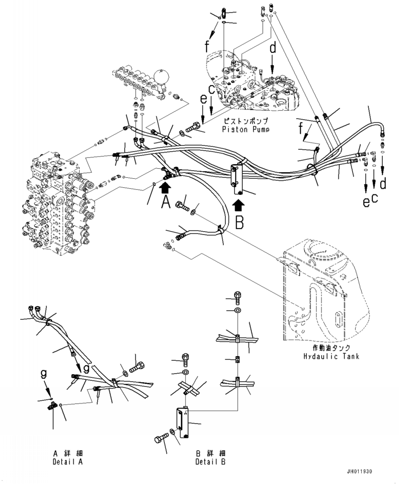 Тройник 2A7-62-11491 KOMATSU