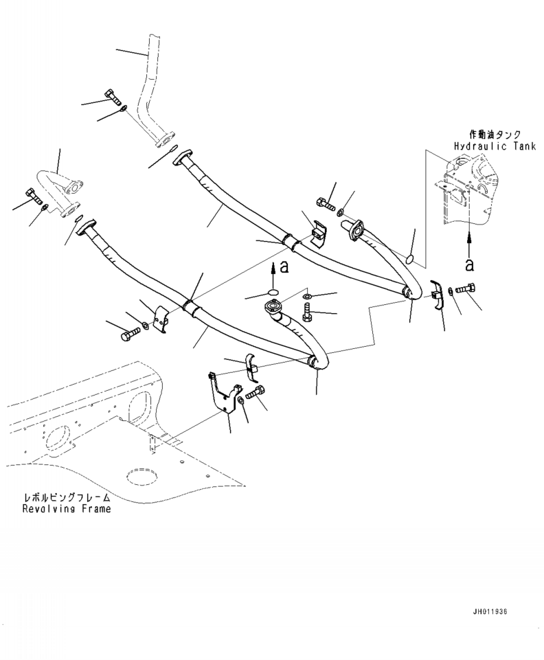 Кронштейн 208-62-21561 KOMATSU