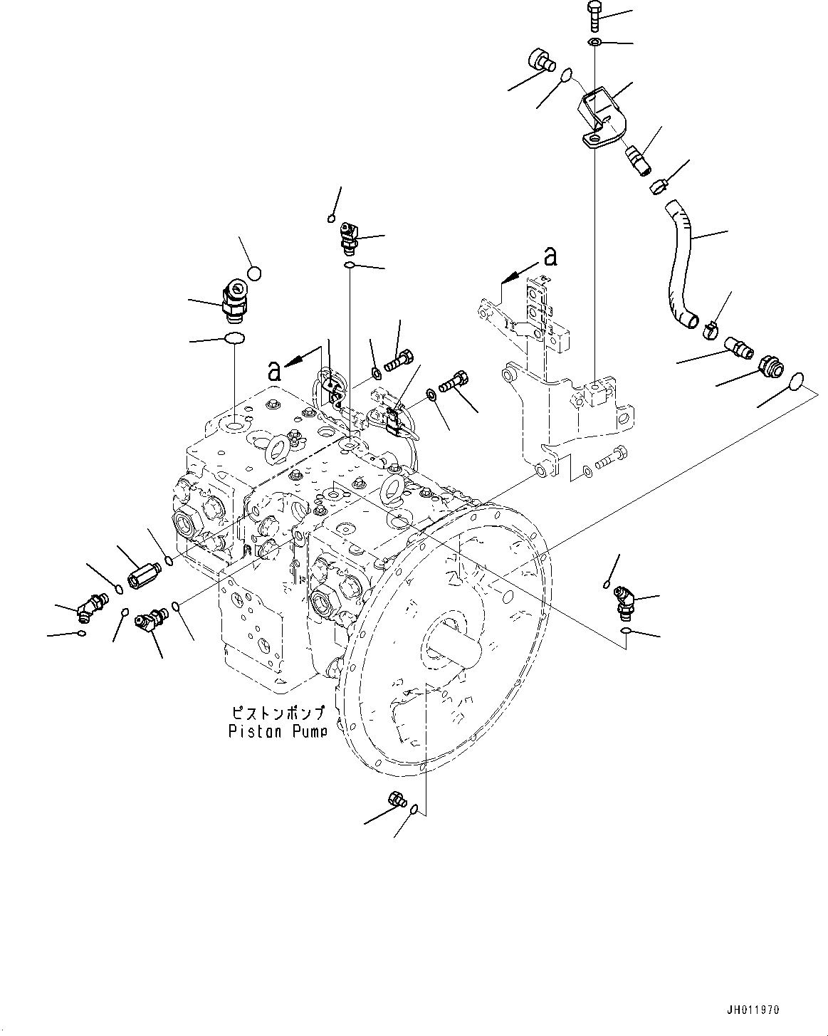 Шланг 22U-62-43780 KOMATSU
