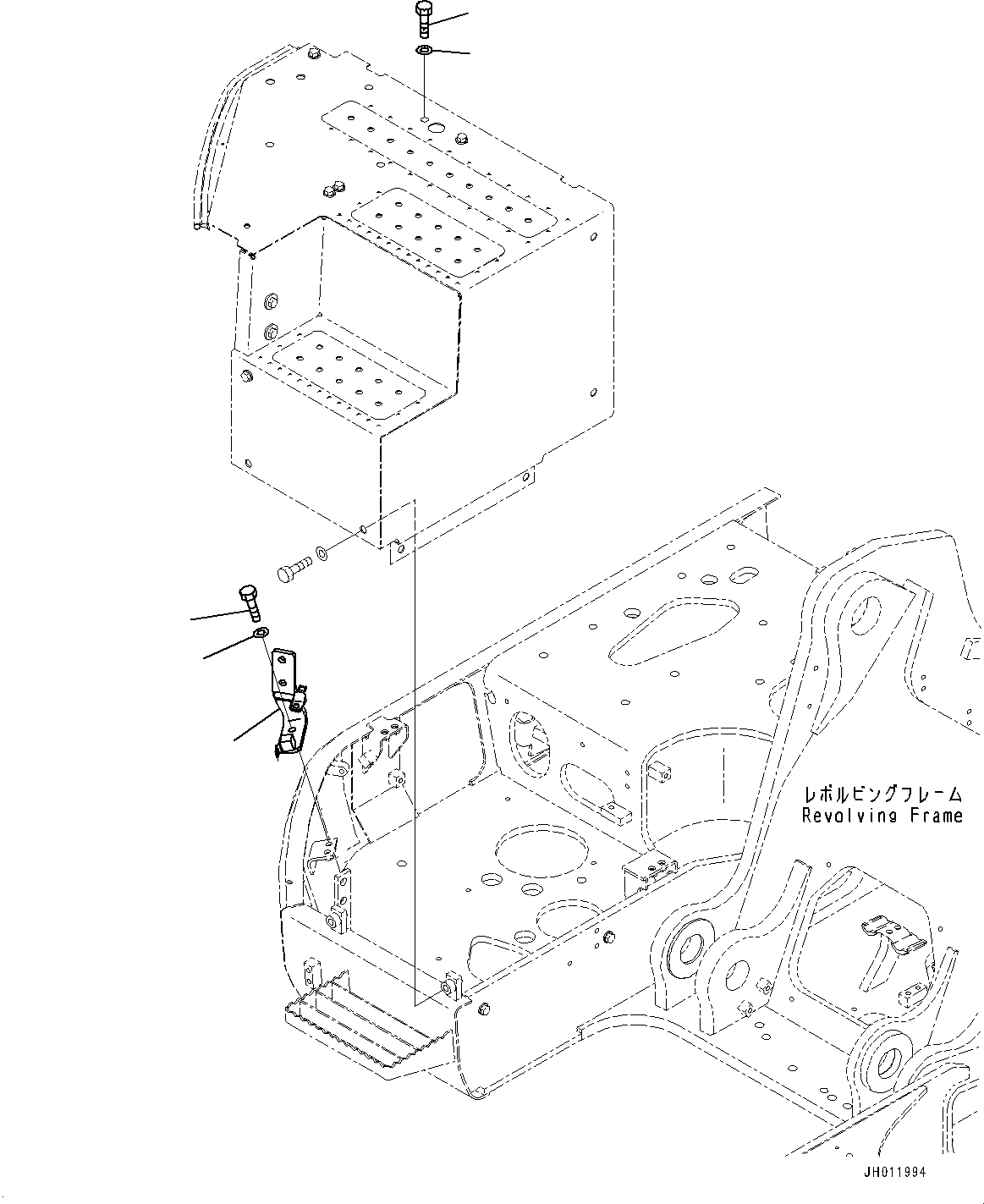 Кронштейн 22U-04-41631 KOMATSU
