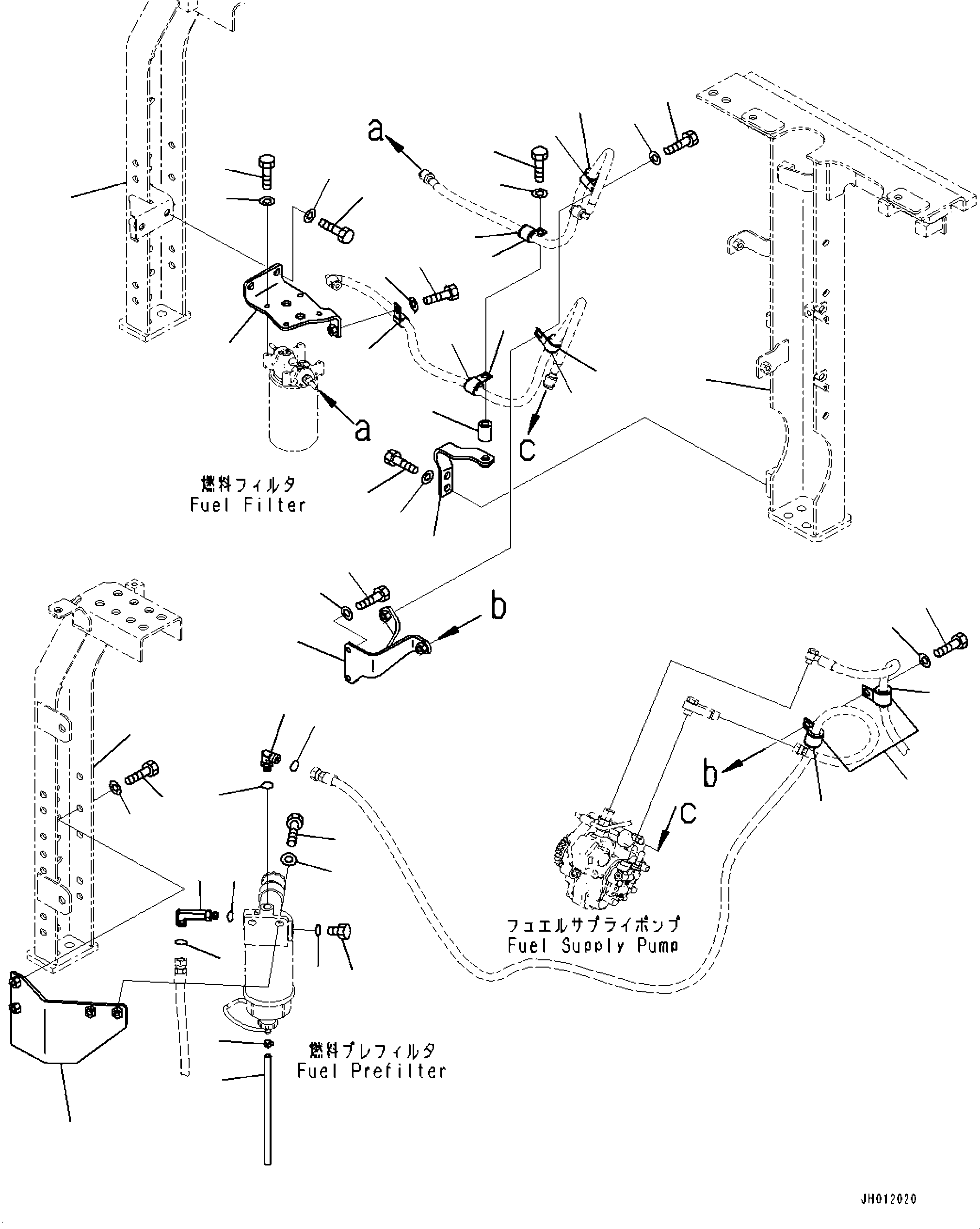 Frame(Side Cover R.H.,Door) (2A6-54-11941) KOMATSU