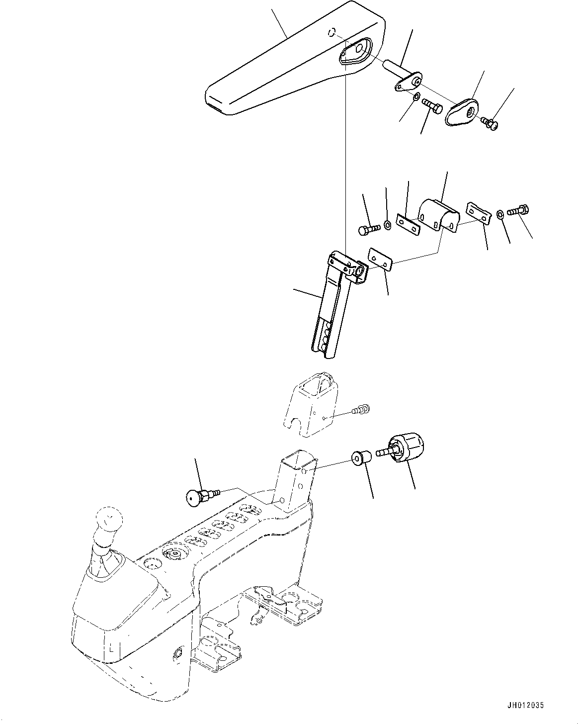 Armrest Assembly 2A5-43-00141 KOMATSU