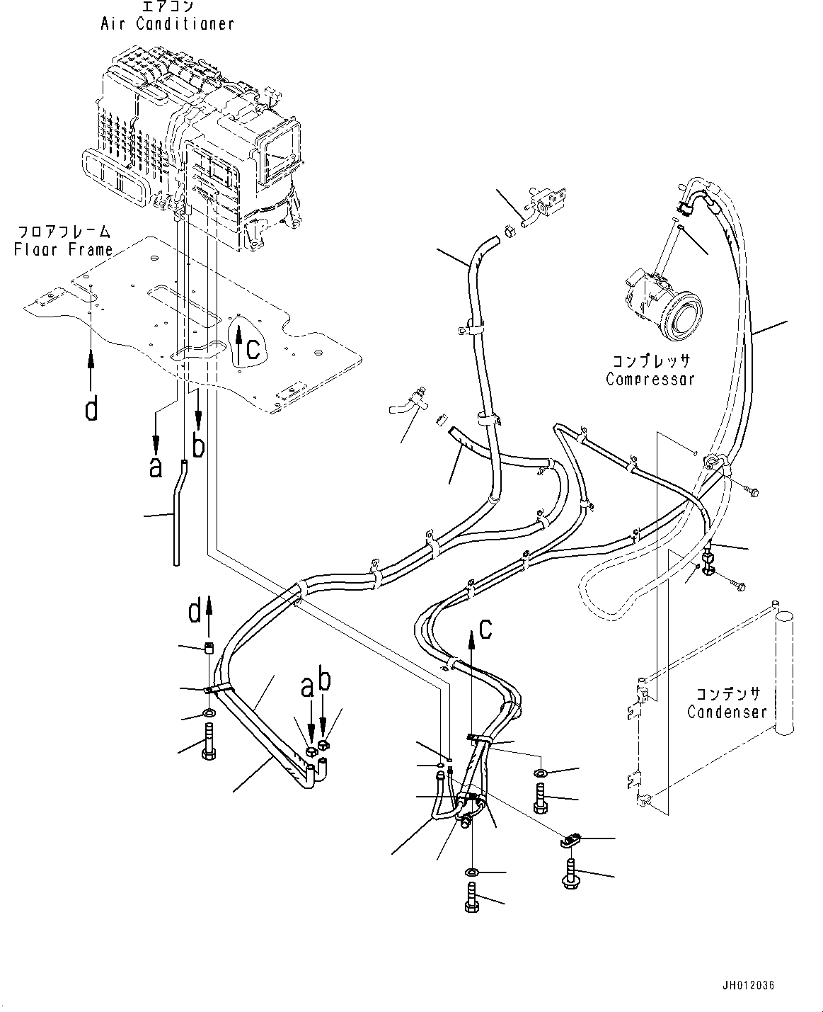 Шланг в сборе 2A5-979-1891 KOMATSU